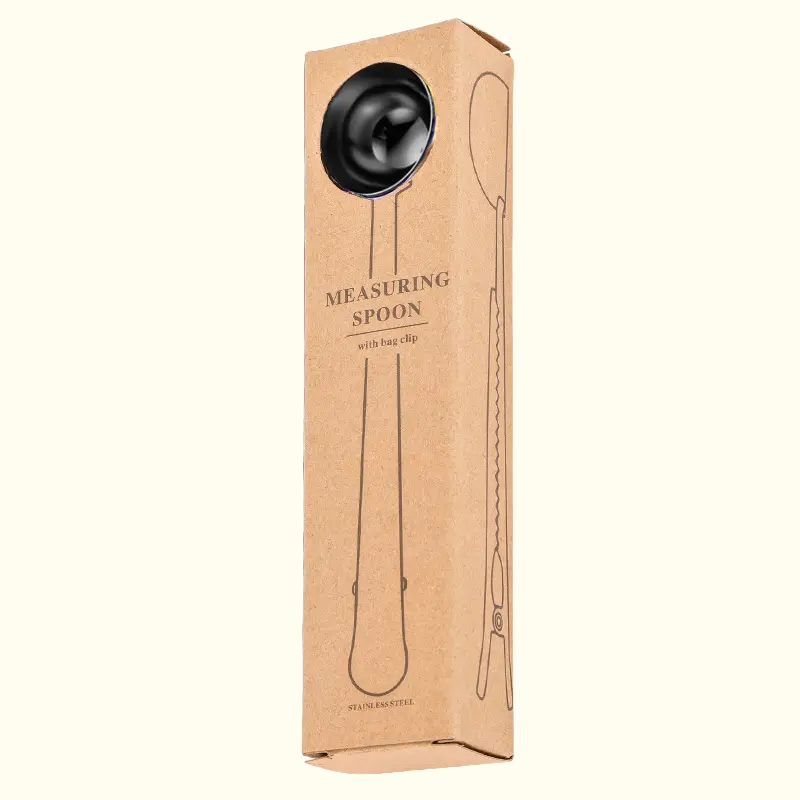 Stainless Steel Clip Coffee Scoop 4 pieces - 1 set