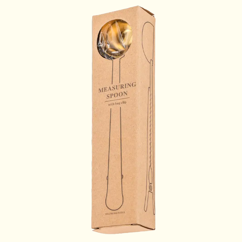 Stainless Steel Clip Coffee Scoop 4 pieces - 1 set