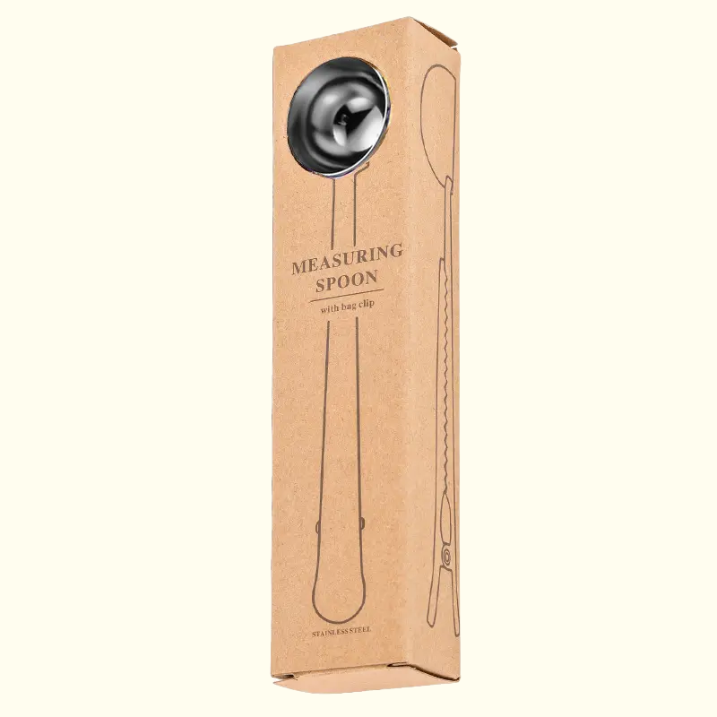 Stainless Steel Clip Coffee Scoop 4 pieces - 1 set